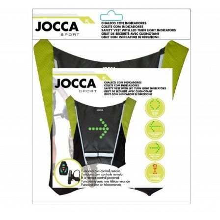 Jocca Chaleco para Ciclista 6228P con Indicadores Luminosos